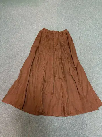 ANTGAUGE 브라운 플레어 스커트 L 사이즈