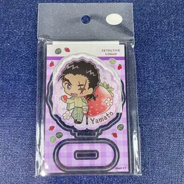 명탐정 코난 캐릭터 페코 아크릴 스탠드 딸기 따기 야마토 간스케