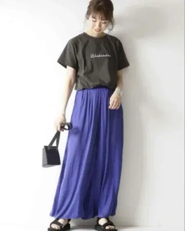 Spick & Span 나일 새틴 이지 팬츠