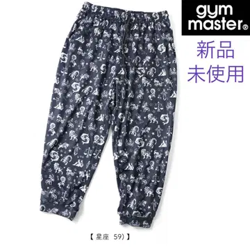 gym master 스트레치 드라이 해피 페인트 크롭 팬츠