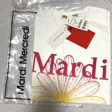 새상품 마르디메크르디 Mardi Mercredi 꽃무늬 프린트 티셔츠