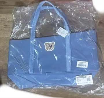 페이러 러브러리 올드 테디 와펜 토트백 라이트 블루 LL