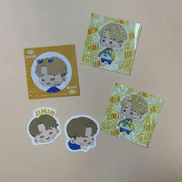 스시로 BTS 인더솜 지민 JIMIN 스티커&피크 세트