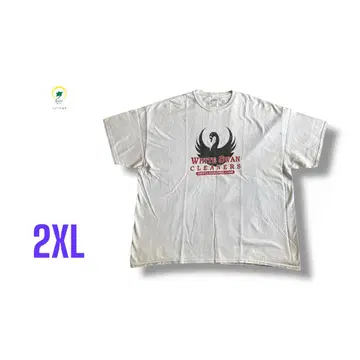 각종 할인] GILDAN 기업 세탁소 로고 반팔 티셔츠 2XL