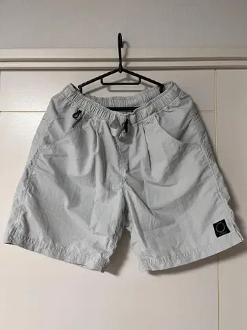 야마토미치 5-Pocket Shorts Long 남성용 L White