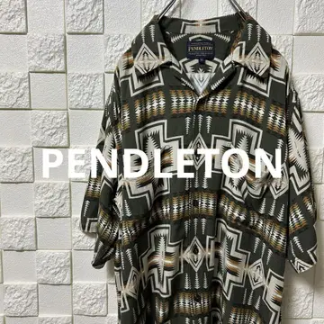 PENDLETON 펜들턴 알로하 셔츠 네이티브 패턴