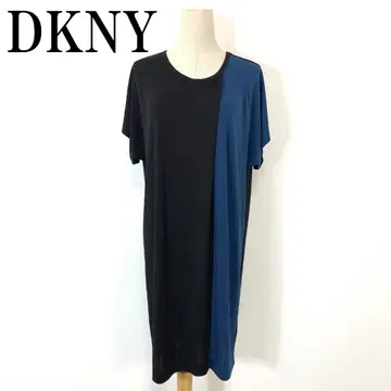 DKNY DKNY 티셔츠 원피스 블랙 블루 S B799