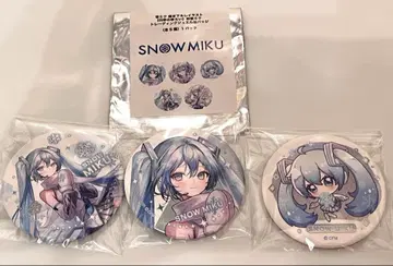 하츠네 미쿠 캔뱃지 유키 미쿠 SNOW MIKU 사계절의 변화