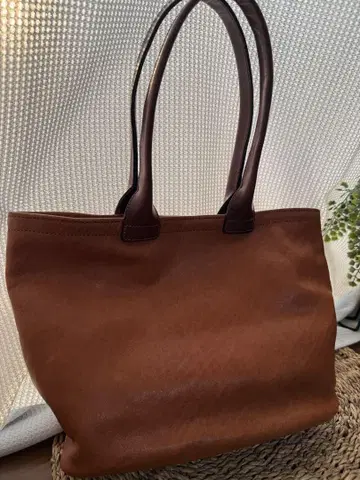 order 브라운 가죽 토트백 미사용 새상품