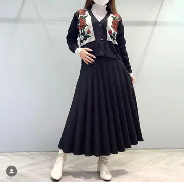 비비안 탐 마무 패턴 가디건