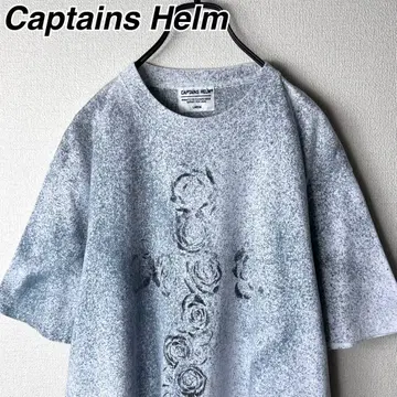 CAPTAINS HELM 로고 자수 티셔츠 캡틴스 헬름
