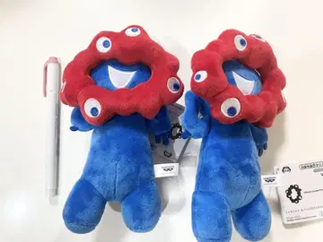 Myaku Myaku 가방에 붙일 수 있는 봉제 인형 약 18cm 2개