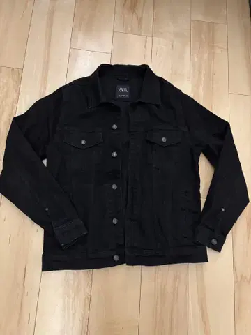 ZARA 블랙 데님 자켓