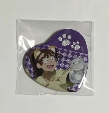 닌자 타마 란타로 난자 타운 하트형 캔뱃지 오하마 간에몬