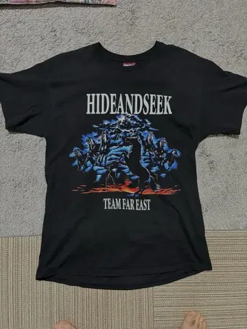 HideandSeek 하이드앤시크 Horse 프린트 반팔 티셔츠