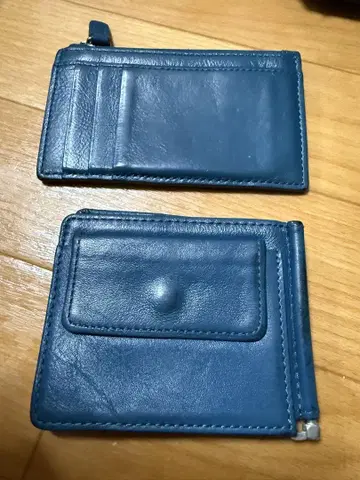 네이비 가죽 머니 클립 비즈니스 가죽 팩토리