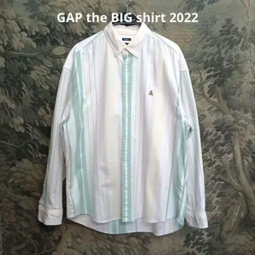 GAP 2022 the BIG 셔츠 스트라이프 버튼 다운 셔츠