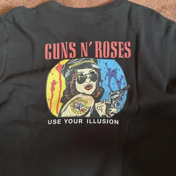 GUNS N' ROSES 맨투맨 M 사이즈 HMV 한정판