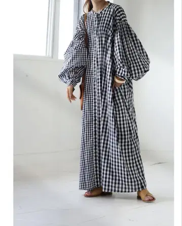 안티카 셔츠 롱 원피스