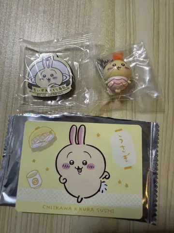 치이카와 쿠라스시 토끼 피규어 마그넷 오리지널 카드