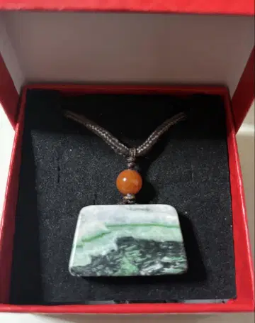 화전옥 펜던트 목걸이