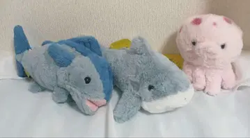 썬레몬 플러피즈 봉제 인형 상어 참치 문어 S