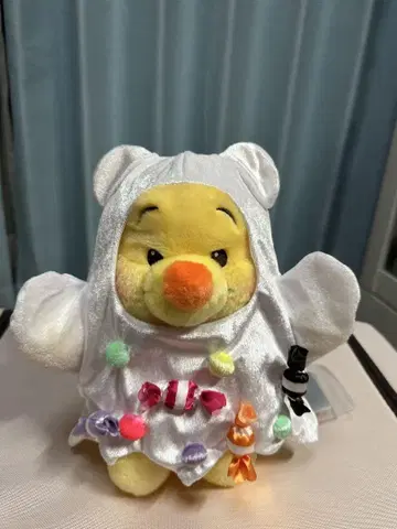 택 포함 새상품 디즈니 푸우 할로윈 2024 봉제 인형
