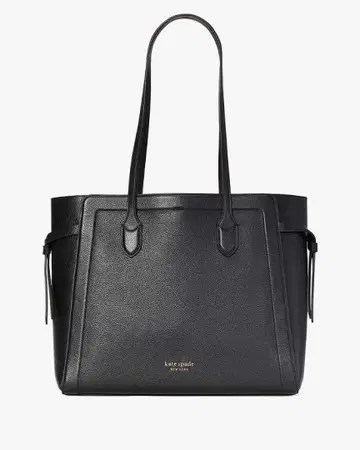 [새상품] kate spade 블랙 노트 라지 토트 백