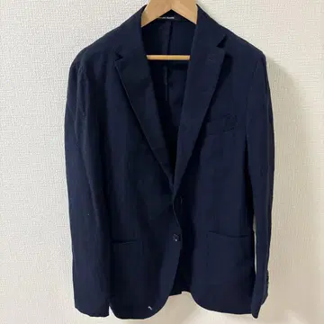 GREEN LABEL RELAXING 네이비 테일러드 자켓