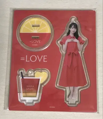 =LOVE 사사키 마이카 아크릴 스탠드 바다와 레몬 티