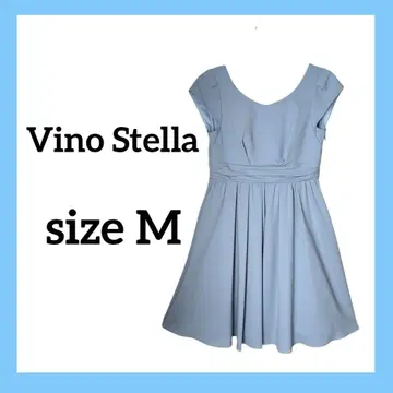 [새상품급] Vino Stella 파티 드레스 블루 원피스 결혼식