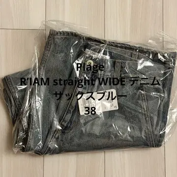 새상품 Plage R'IAM straight WIDE 데님