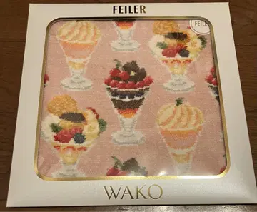 [미사용 새상품] 페일러 와코 콜라보 손수건 WAKO PARFAIT 핑크