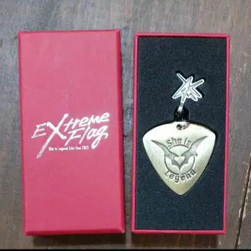'Extreme Flag' 카야모리 루카 기타 피크 목걸이