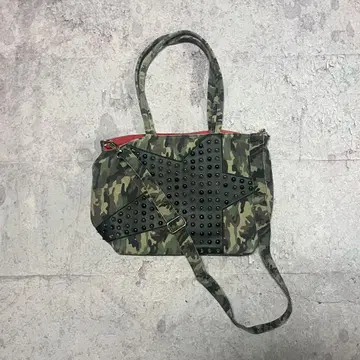 2웨이 카모플라주 스터드 백