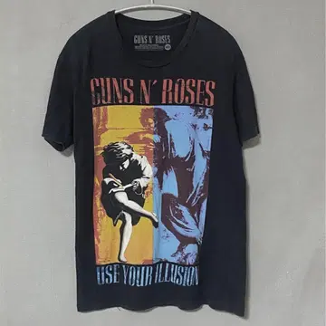 Guns N' Roses 티셔츠 밴 페이드 건즈