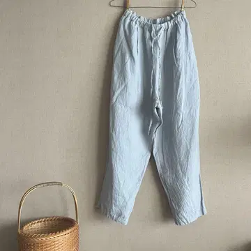 mizuiro ind 린넨 이지 팬츠 안감 포함