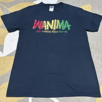 티셔츠 WANIMA 와니마 pizza of death 로고 라스타