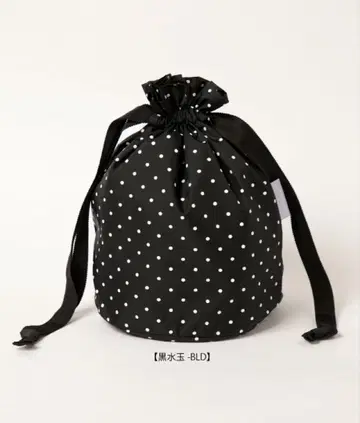 세츠코사지테르 레이디 이너 복조리 블랙 도트
