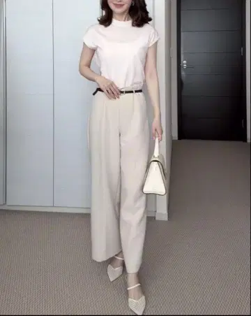 택 포함 미사용 ZARA 자라 벨트 포함 팬츠 S