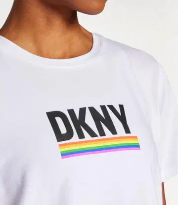 새상품 DKNY 다나 캐란 여성용 로고 티셔츠
