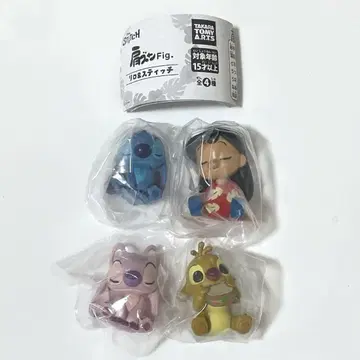릴로 & 스티치 가챠가챠 어깨 쿵