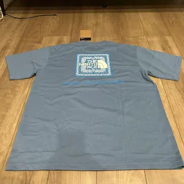 THE NORTH FACE 반다나 티셔츠 스카이블루 XL 인디고 스톤