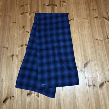 SONTAKU 스톨 파랑 체크 무늬