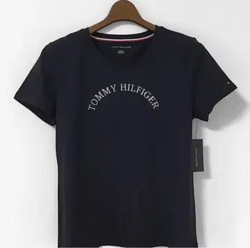 새상품 Tommy Hilfiger 타미힐피거 메탈 로고 티셔츠