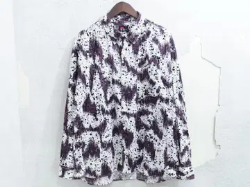 L 사이즈 MASSES SHIRT SPLASH 올 패턴 셔츠 스플래쉬