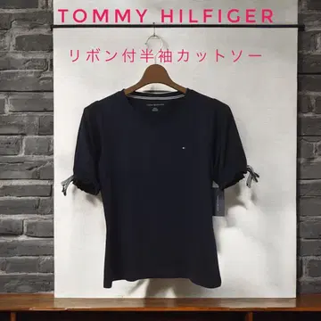 새상품 Tommy Hilfiger 타미힐피거 리본 반팔 티셔츠