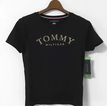 새상품 Tommy Hilfiger 타미힐피거 여성용 로고 티셔츠