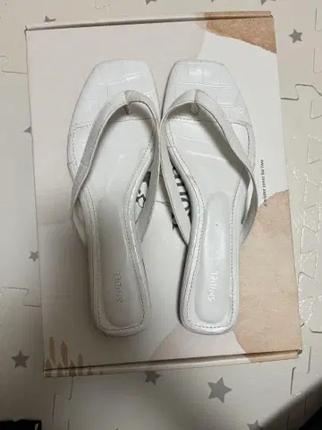 스나이델 SNIDEL 타운용 비치 샌들 크로커다일 패턴