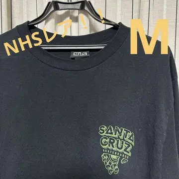SANTA CRUZ NHS 택 90s 레어 롱 티셔츠 M 멕시코제